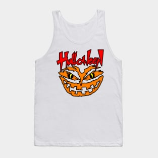 Halloween Smile face Tank Top